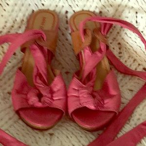 Vintage Hot Pink Sandals